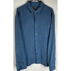 Royal Robbins XL Teal Blue Shirt Style 72221 Modal Blend Long Sleeve